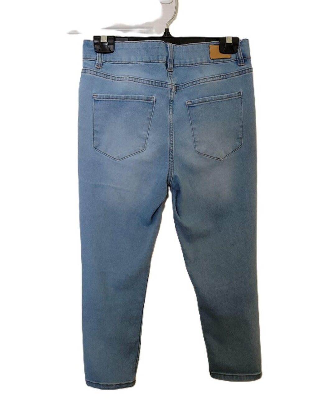 Tahari Girls Button‑Fly Capris · Medium Wash Denim · Size 8 Emily Style - Picture 13 of 15